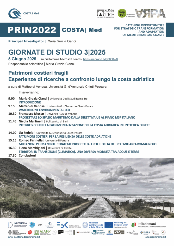 GIORNATE DI STUDIO COSTA|Med - 5 Giugno 2025